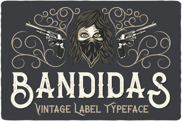 Bandidas: A Bold Display Font with Personality