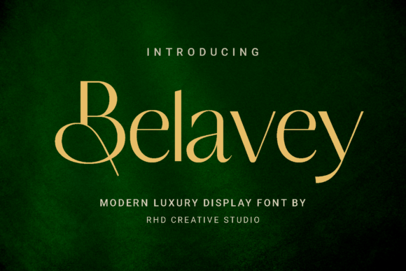 Belavey: A Modern Serif for Distinctive Branding