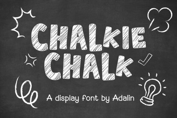 Chalkiechalk: More Than a Font, It's a Classroom Vibe