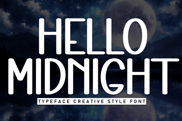 Discover Hello Midnight: A Handwritten Font with Casual Charm