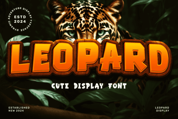 Leopard: Unleashing a Playful & Energetic Display Typeface