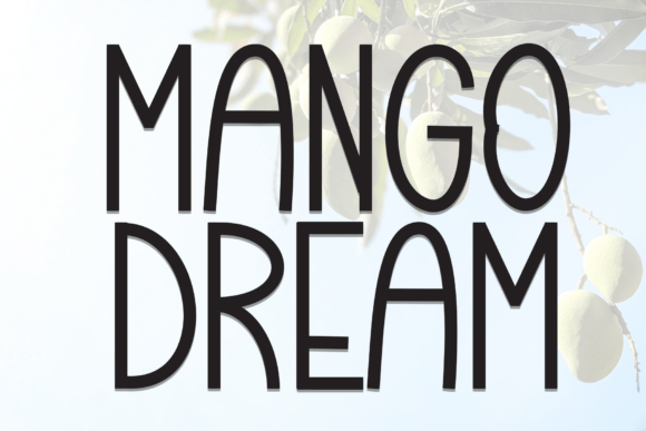 Mango Dream: A Fresh Take on Friendly Typography