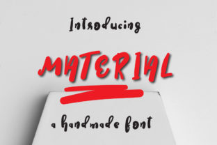 Material: The Bold Display Font for Unforgettable Design