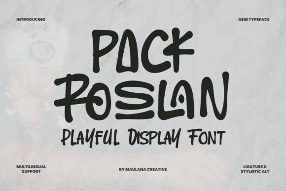 Pack Roslan: Injecting Playful Energy into Modern Typography