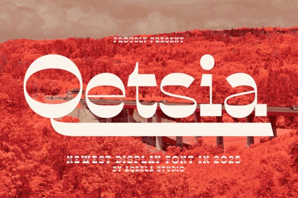 Qetsia: A Retro Font with Modern Design Power