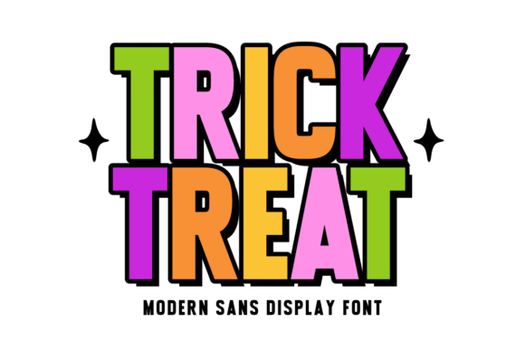 Trick Treat: A Modern Sans Serif for Festive Design